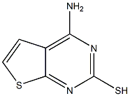 4-AMINOTHIENO[2,3-D]PYRIMIDINE-2-THIOL Struktur