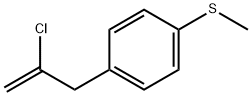 2-CHLORO-3-(4-METHYLTHIOPHENYL)-1-PROPENE Struktur