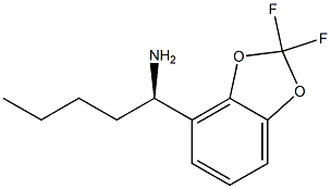 (1R)-1-(2,2-DIFLUOROBENZO[D]1,3-DIOXOLEN-4-YL)PENTYLAMINE Struktur