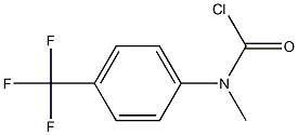 N-(4-TRIFLUOROMETHYL-PHENYL)-N-METHYL-CARBAMOYLCHLORIDE Struktur