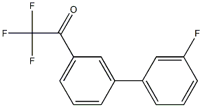 3'-(3-FLUOROPHENYL)-2,2,2-TRIFLUOROACETOPHENONE Struktur