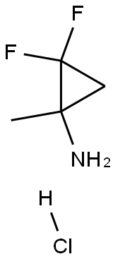 (±)-2,2-DIFLUORO-1-METHYLCYCLOPROPYLAMINE HYDROCHLORIDE 結(jié)構(gòu)式