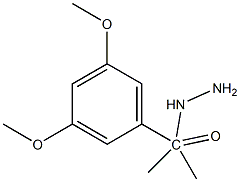 ALPHA,ALPHA-DIMETHYL-3,5-DIMETHOXYBENZYLHYDRAZIDE Struktur