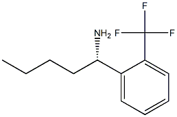 (1S)-1-[2-(TRIFLUOROMETHYL)PHENYL]PENTYLAMINE Struktur