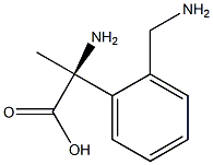 (2S)-2-AMINO-2-[2-(AMINOMETHYL)PHENYL]PROPANOIC ACID Struktur