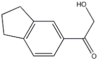 1-(2,3-DIHYDRO-1H-INDEN-5-YL)-2-HYDROXYETHANONE Struktur