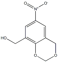 (6-NITRO-4H-1,3-BENZODIOXIN-8-YL)METHANOL Struktur