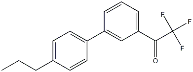 3'-(4-N-PROPYLPHENYL)-2,2,2-TRIFLUOROACETOPHENONE Struktur