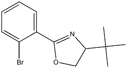 2-(2-BROMOPHENYL)-4-TERT-BUTYL-4,5-DIHYDROOXAZOLE Struktur