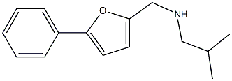 2-METHYL-N-((5-PHENYL-2-FURYL)METHYL)PROPAN-1-AMINE Struktur