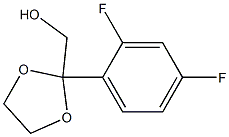 [2-(2,4-DIFLUOROPHENYL)-[1,3]DIOXOLAN-2-YL]METHANOL Struktur