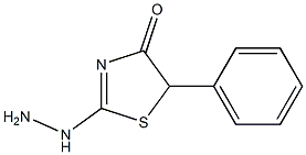 2-HYDRAZINO-5-PHENYL-1,3-THIAZOL-4(5H)-ONE Struktur