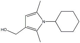 (1-CYCLOHEXYL-2,5-DIMETHYL-1H-PYRROL-3-YL)METHANOL Struktur