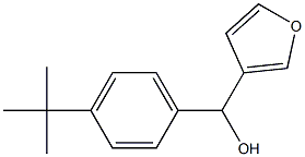 4-TERT-BUTYLPHENYL-(3-FURYL)METHANOL Struktur