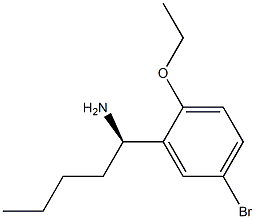 (1R)-1-(5-BROMO-2-ETHOXYPHENYL)PENTYLAMINE Struktur