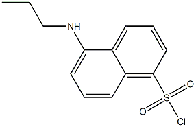 5-PROPYLAMINO-NAPHTHALENE-1-SULFONYL CHLORIDE Struktur