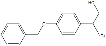 2-AMINO-2-[4-(BENZYLOXY)PHENYL]ETHANOL Struktur