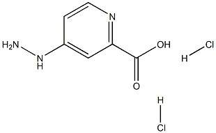 4-HYDRAZINO-PYRIDINE-2-CARBOXYLIC ACID DIHYDROCHLORIDE Struktur