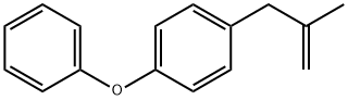 3-(4-PHENOXYPHENYL)-2-METHYL-1-PROPENE Struktur