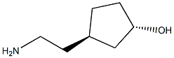 (1S,3R)-3-(2-AMINOETHYL)CYCLOPENTANOL Struktur