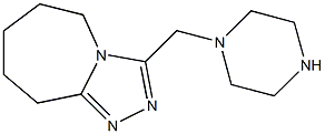 3-(PIPERAZIN-1-YLMETHYL)-6,7,8,9-TETRAHYDRO-5H-[1,2,4]TRIAZOLO[4,3-A]AZEPINE Struktur