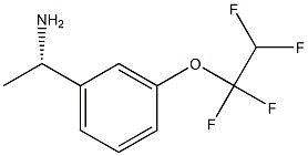 (1S)-1-[3-(1,1,2,2-TETRAFLUOROETHOXY)PHENYL]ETHYLAMINE Struktur