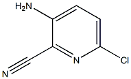 3-AMINO-6-CHLOROPYRIDINE-2-CARBONITRILE Struktur