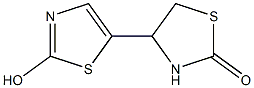 2-HYDROXY-5-(2-OXOTHIAZOLIDIN-4-YL)THIAZOLE Struktur