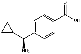 4-((1S)AMINOCYCLOPROPYLMETHYL)BENZOIC ACID Struktur