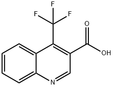 4-(TRIFLUOROMETHYL)QUINOLINE-3-CARBOXYLIC ACID Struktur