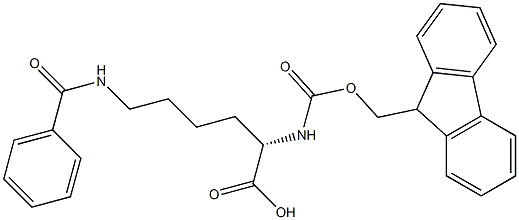 FMOC-LYS(BENZOYL)-OH Struktur