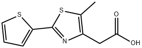 2-[5-METHYL-2-(2-THIENYL)-1,3-THIAZOL-4-YL]ACETIC ACID Struktur