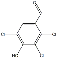 4-HYDROXY-2,3,5-TRICHLOROBENZALDEHYDE Struktur