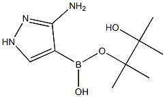 3-AMINOPYRAZOLE-4-BORONIC ACID PINACOL ESTER Struktur