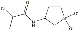 2-CHLORO-N-(1,1-DIOXIDOTETRAHYDROTHIEN-3-YL)PROPANAMIDE Struktur