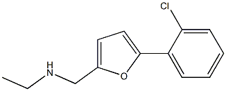 N-((5-(2-CHLOROPHENYL)-2-FURYL)METHYL)ETHANAMINE Struktur