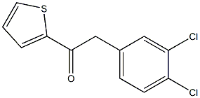 2-(3,4-DICHLOROPHENYL)-1-(2-THIENYL)ETHAN-1-ONE Struktur