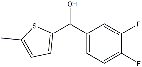 3,4-DIFLUOROPHENYL-(5-METHYL-2-THIENYL)METHANOL Struktur