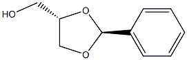 TRANS-1,2-O-BENZYLIDENE-D-GLYCEROL Structure