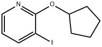 2-(CYCLOPENTYLOXY)-3-IODOPYRIDINE Struktur