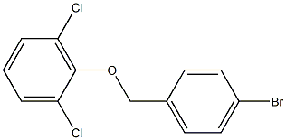 4-BROMOBENZYL-(2,6-DICHLOROPHENYL)ETHER Struktur