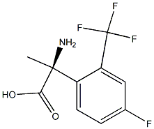 (2S)-2-AMINO-2-[4-FLUORO-2-(TRIFLUOROMETHYL)PHENYL]PROPANOIC ACID Struktur