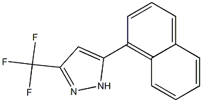 5-(1-NAPHTHYL)-3-(TRIFLUOROMETHYL)PYRAZOLE Struktur