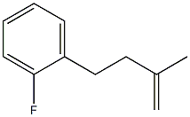 4-(2-FLUOROPHENYL)-2-METHYL-1-BUTENE Struktur