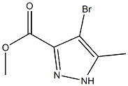 METHYL 4-BROMO-5-METHYL-1H-PYRAZOLE-3-CARBOXYLATE Struktur