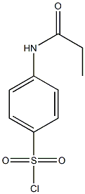 4-PROPIONYLAMINO-BENZENESULFONYL CHLORIDE Struktur