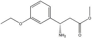 METHYL (3S)-3-AMINO-3-(3-ETHOXYPHENYL)PROPANOATE Struktur