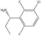 (1S)-1-(3-CHLORO-2,6-DIFLUOROPHENYL)PROPYLAMINE Struktur