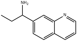 (1S)-1-(7-QUINOLYL)PROPYLAMINE Struktur