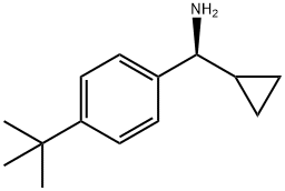 (1S)[4-(TERT-BUTYL)PHENYL]CYCLOPROPYLMETHYLAMINE Struktur